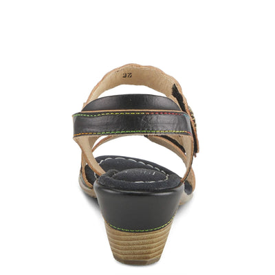 Spring Step L'Artiste Women's Aromas Sandals Black Multi EU 40 / US 9