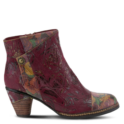 Spring Step L'Artiste Women's Waterlily Boots Bordeaux Multi EU 41 / US 9.5-10
