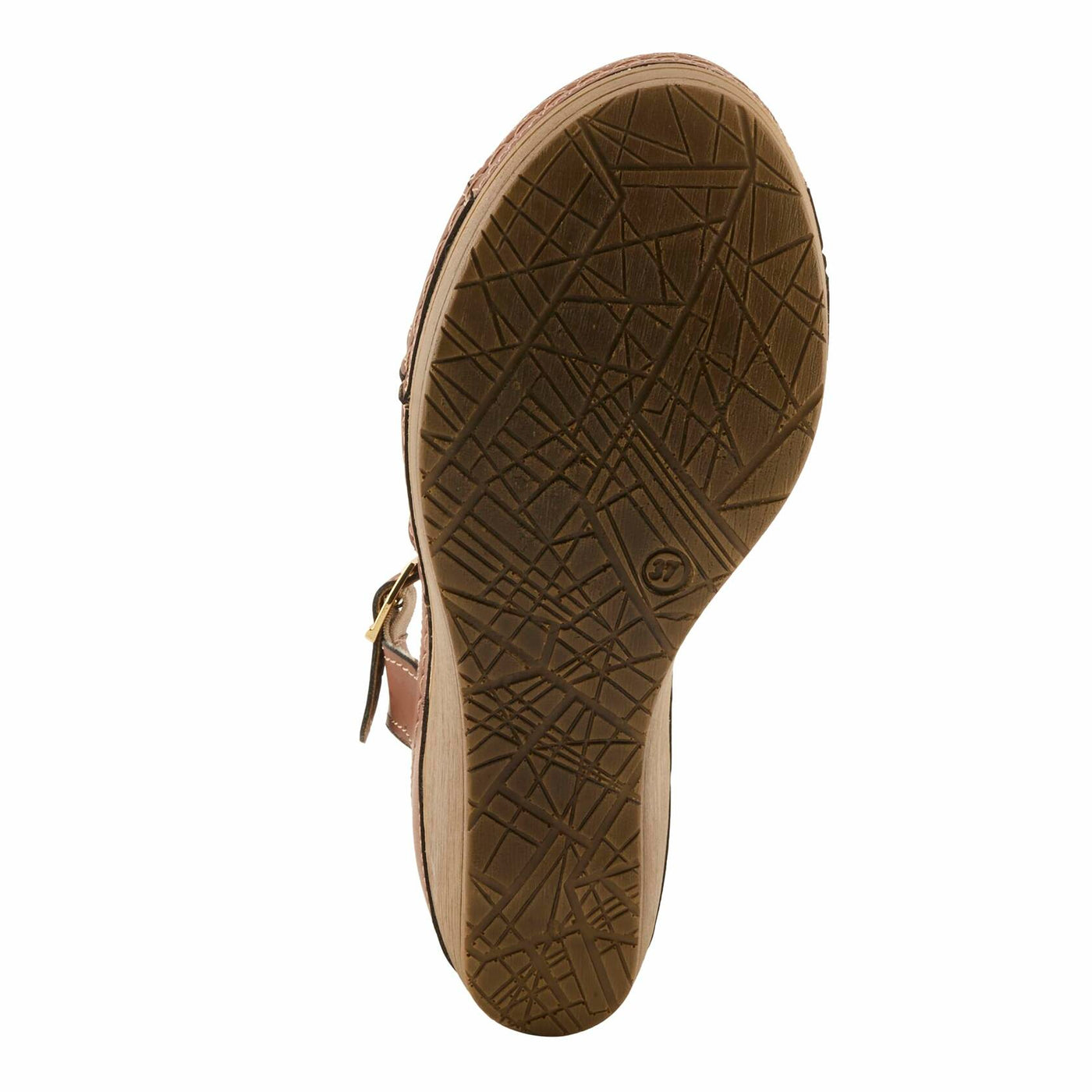 Flexus Natala Slingback Women's Sandal | Sandals for Women with Perforated Upper, Leather Insole and Comfort Wedge Heel,Camel EU 39 / US 8.5