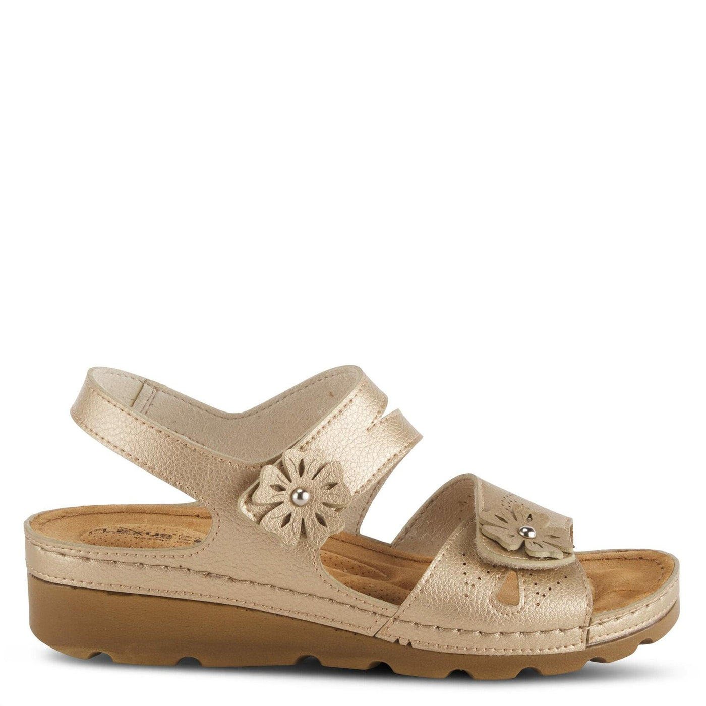 Flexus Women's Poncia Slingback Sandal Gold EU 40 / US 9