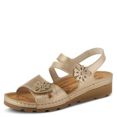 Flexus Women's Poncia Slingback Sandal Gold EU 40 / US 9