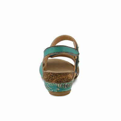 Spring Step L'Artiste Quilana Women's Sandal 39 M EU Turquoise