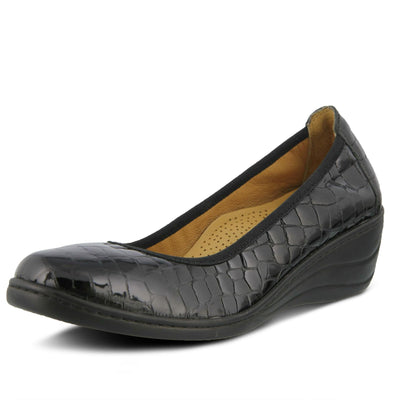 Spring Step Women's KARTII Ballet Flat, Black, 7.5-8 Medium US