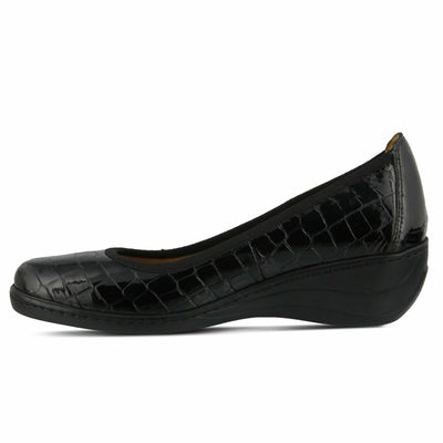 Spring Step Women's KARTII Ballet Flat, Black, 7.5-8 Medium US