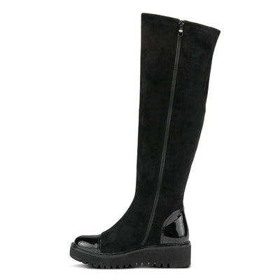 Azura by Spring Step Women's Quappa Riding Boot, Black, 41 EU/9.5-10 M US