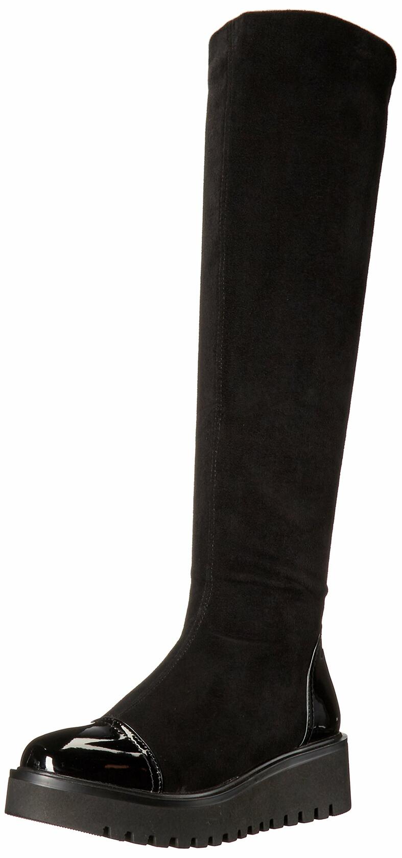 Azura by Spring Step Women's Quappa Riding Boot, Black, 40 EU/9 M US
