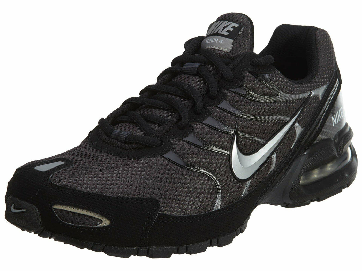 Nike Mens Air Max Torch 4 Running Shoes (14, Anthracite/Metallic Silver/Black)
