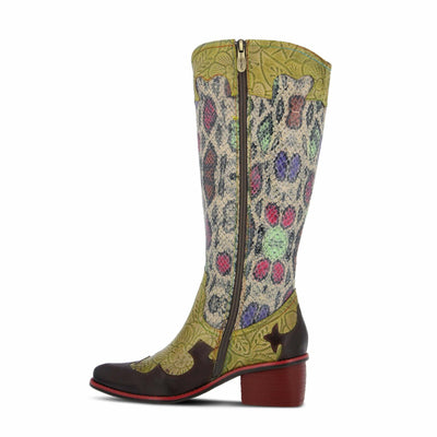 Spring Step L'Artiste Women's Rodeo Boot Mustard Multi EU 36 / US 5.5-6