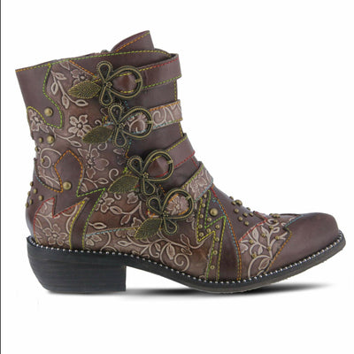 Spring Step L'Artiste Rodeha Booties for women - Women's Ankle Boots with Zipper Closure - Ladies Boots with Western Style Pointed Toe Silhouette - Brown EU 39 / US 8.5