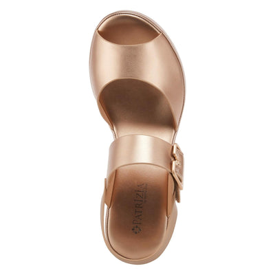 Patrizia Women's Emila Heeled Sandal, Champagne, 9.5-10