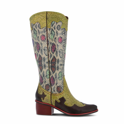 Spring Step L'Artiste Women's Rodeo Boot Mustard Multi EU 36 / US 5.5-6