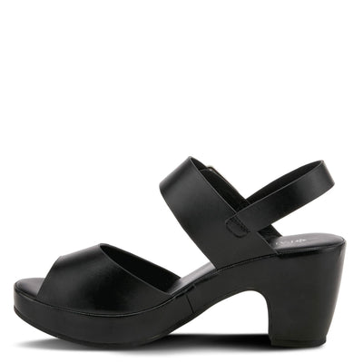 Patrizia Women's Emila Heeled Sandal, Black, 7.5-8