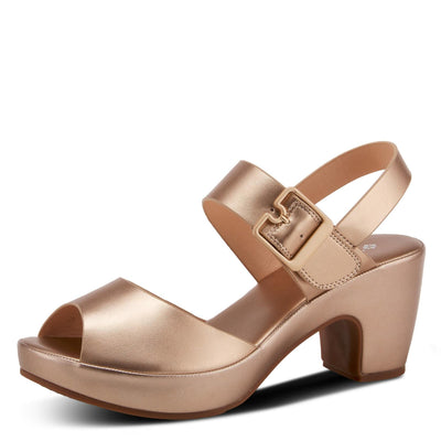 Patrizia Women's Emila Heeled Sandal, Champagne, 9.5-10