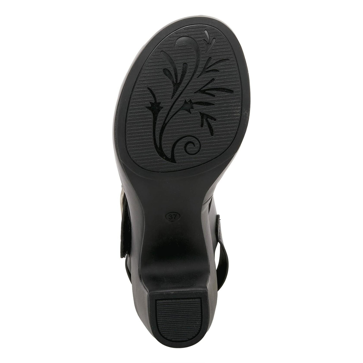 Patrizia Women's Emila Heeled Sandal, Black, 6.5-7