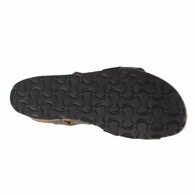 NAOT Women Krista Backstrap Sandal Pewter/Metal Lthr Combo 11-11.5 N US