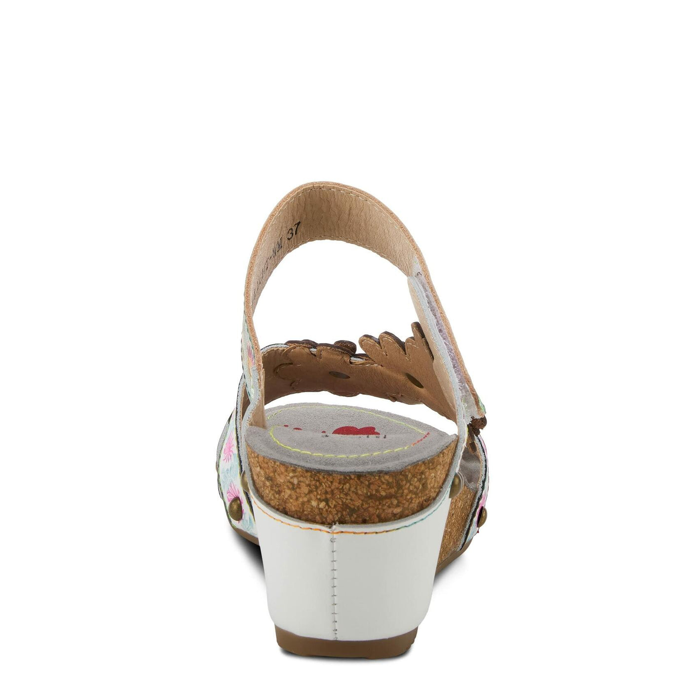 Spring Step L'Artiste Women's Delight Ankle Strap Shoe White Multi EU 40 / US 9