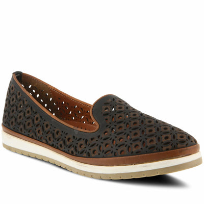 Spring Step Women's Tulisa Slipper, Black, 7.5-8