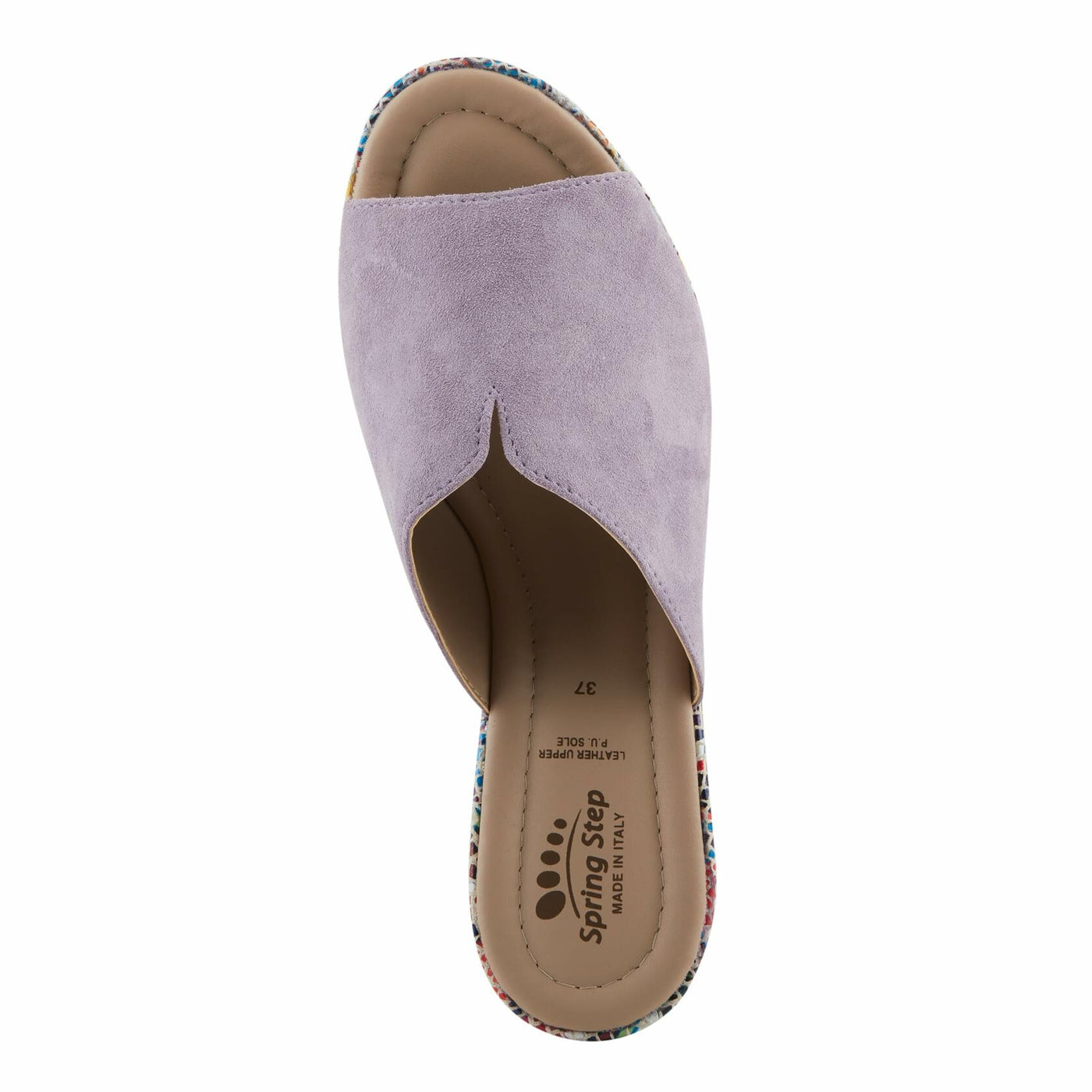 Spring Step Women's Laylani Sandal, Lavender Suede, 9