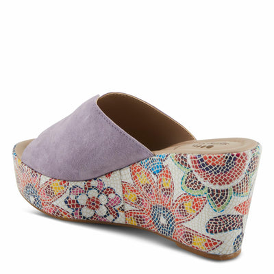 Spring Step Women's Laylani Sandal, Lavender Suede, 9
