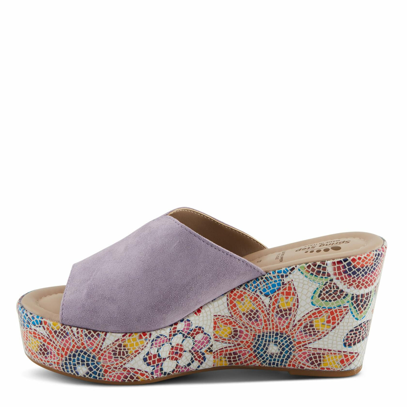 Spring Step Women's Laylani Sandal, Lavender Suede, 9