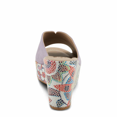 Spring Step Women's Laylani Sandal, Lavender Suede, 9