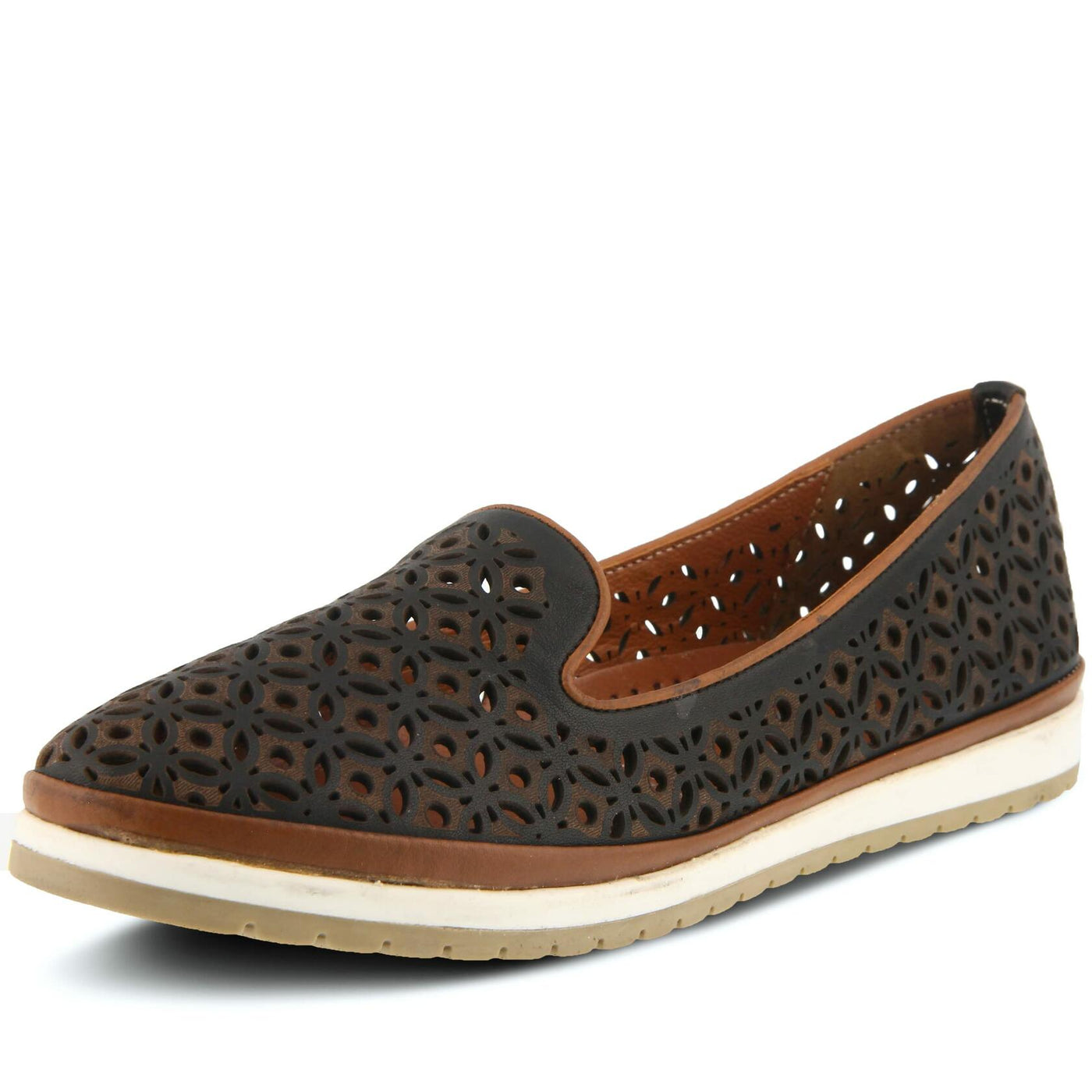Spring Step Women's Tulisa Slipper, Black, 7.5-8