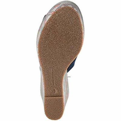 Spring Step Women's Laylani Slide Sandal Blue Suede EU 36 / US 5.5-6