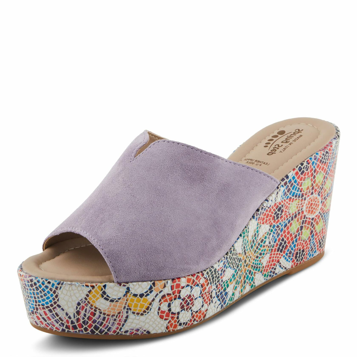 Spring Step Women's Laylani Sandal, Lavender Suede, 9