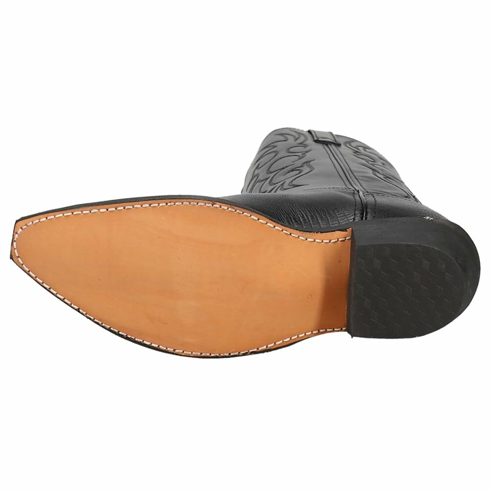 Laredo mens 68085 13" Lizard Print Boot Black 9 D US