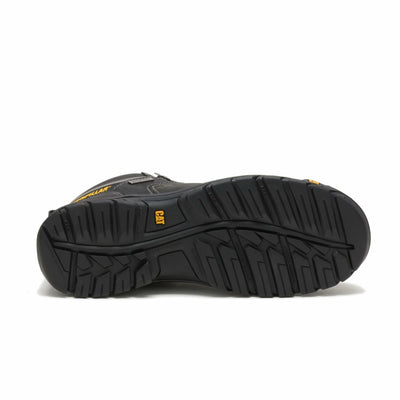 Cat Footwear Men's Threshold Waterproof Steel Toe Work Boot, Black, 10.5 Wide