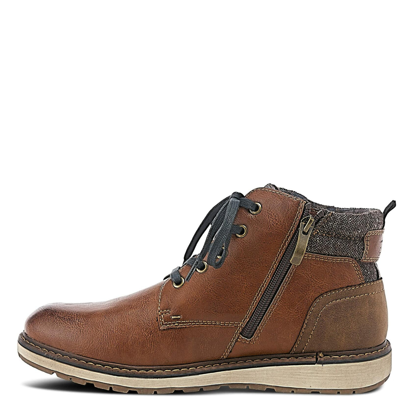 Spring Step Men's Johnny Sneaker Cognac EU 46 / US 12-12.5