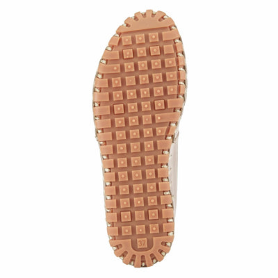 Spring Step Kathaleta-Croco Shoes for Women - Ladies Leather Booties with Rubber Outsole - Comfortable Slip-On Flat Shoes for Womens