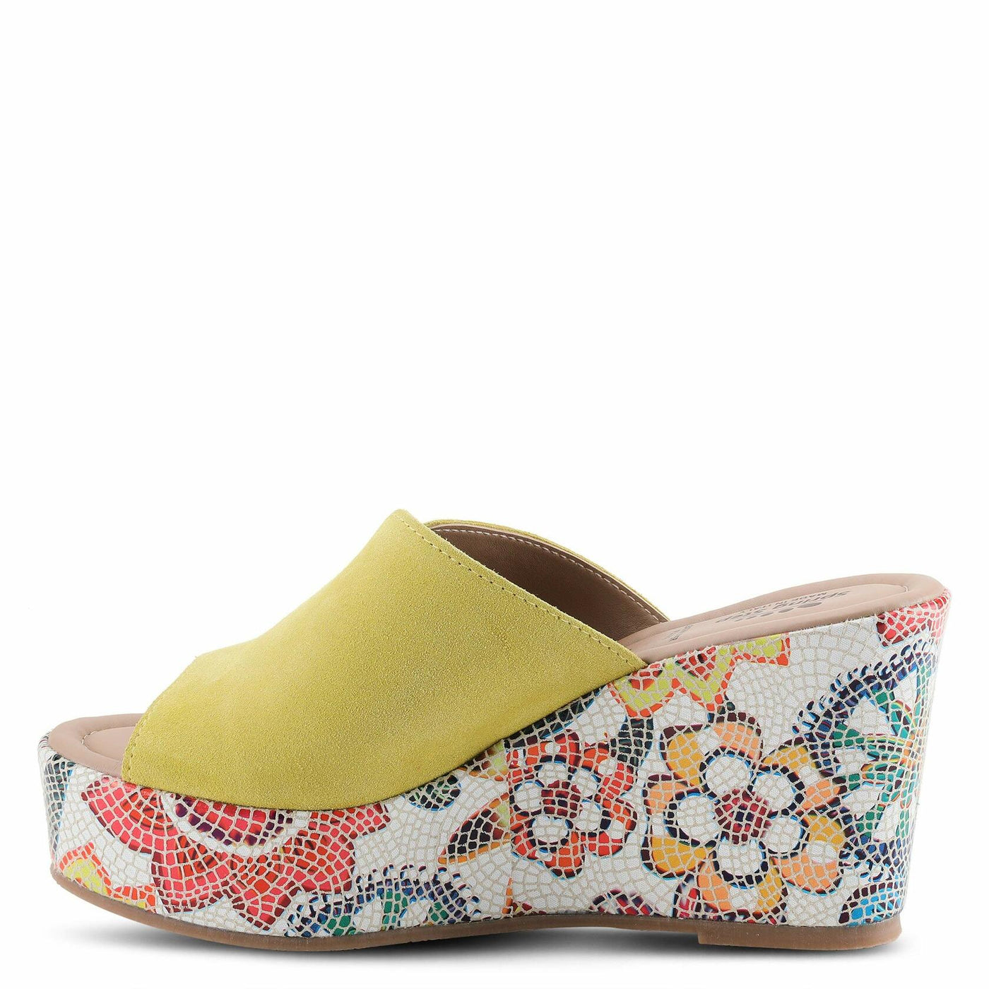 Spring Step Women's Laylani Slide Sandal Yellow Suede EU 40 / US 9