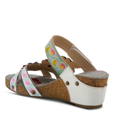 Spring Step L'Artiste Women's Delight Ankle Strap Shoe White Multi EU 36 / US 5.5-6