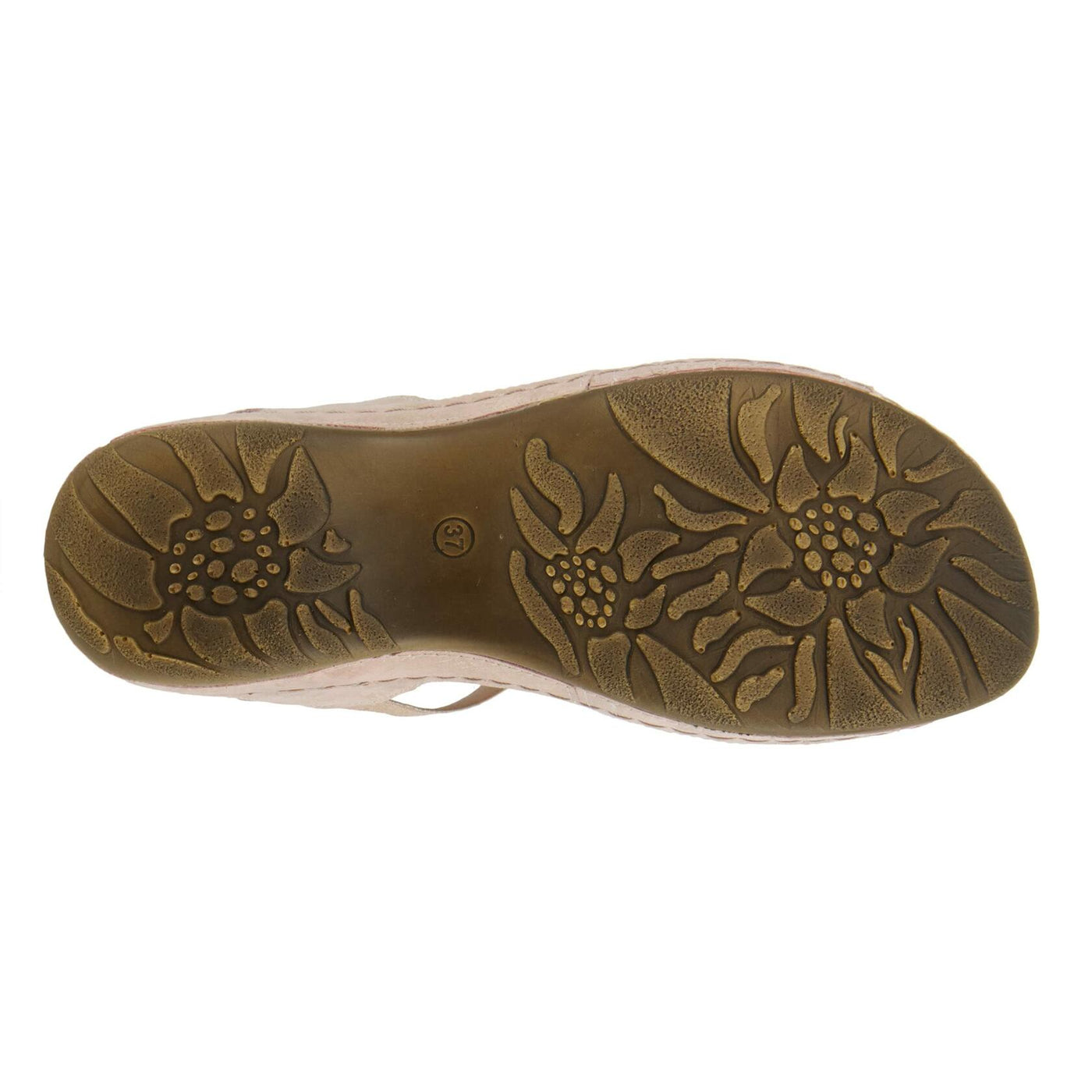 Flexus Women's ADEDE Sandal, Champagne, 8.5