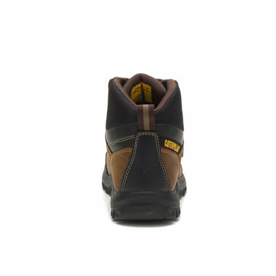 Cat Footwear Men's Threshold Waterproof Steel Toe Work Boot, Real Brown, 11.5 Wide