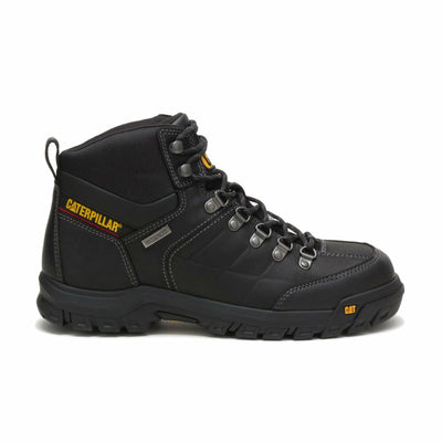 Cat Footwear Men's Threshold Waterproof Steel Toe Work Boot, Black, 6