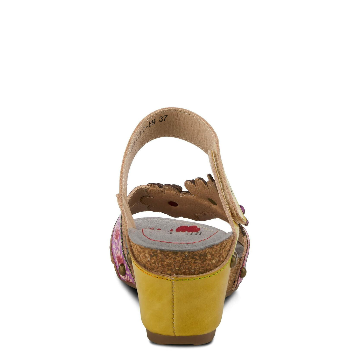 Spring Step L'Artiste Women's Delight Sandals Yellow Multi EU 41 / US 9.5-10