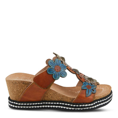 Spring Step L'Artiste Women's Damour Sandals White Multi EU 37 / US 6.5-7