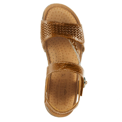 L'Artiste by Spring Step Women's Popular Sandal, Camel Multi, 9.5-10