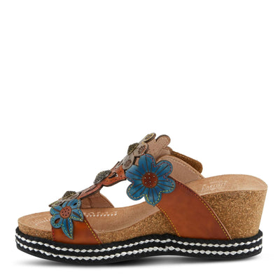 Spring Step L'Artiste Women's Damour Sandals White Multi EU 37 / US 6.5-7