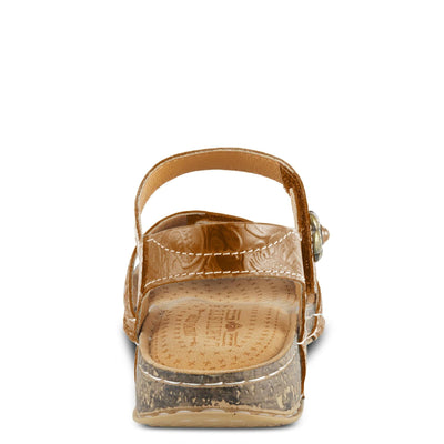 L'Artiste by Spring Step Women's Popular Sandal, Camel Multi, 9.5-10