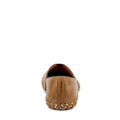 Spring Step Kathaleta Shoes for Women - Ladies Slip-On Shoes with Rubber Outsole - Comfortable Leather Shoes for Womens - Brown EU 40 / US 9