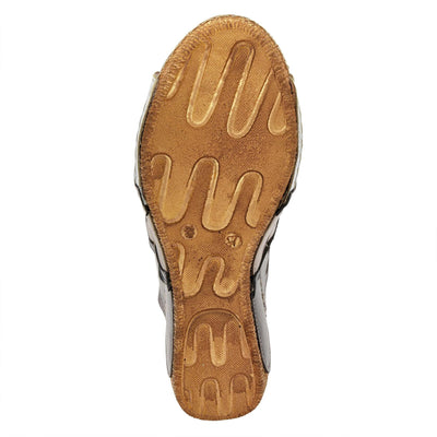 Spring Step Women's Footy Shoes, Grey Multi, 8.5