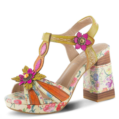 L'Artiste by Spring Step Fabuloso Yellow Multi EU 37 (US Women's 6.5-7) M