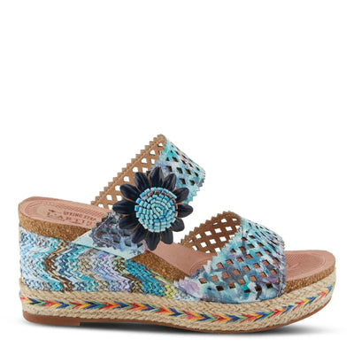 L'Artiste by Spring Step Evesgarden Blue Multi EU 38 (US Women's 7.5-8) M
