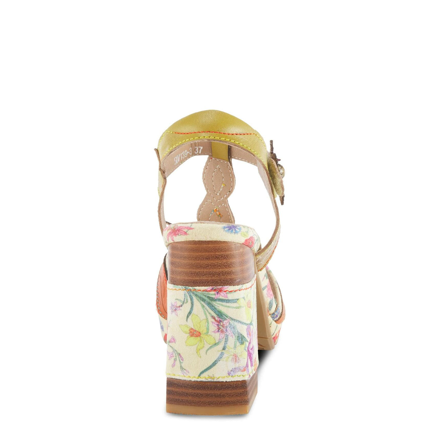 L'Artiste by Spring Step Fabuloso Yellow Multi EU 37 (US Women's 6.5-7) M