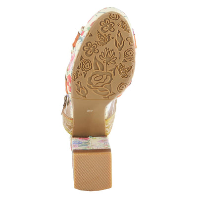 L'Artiste by Spring Step Fabuloso Yellow Multi EU 37 (US Women's 6.5-7) M