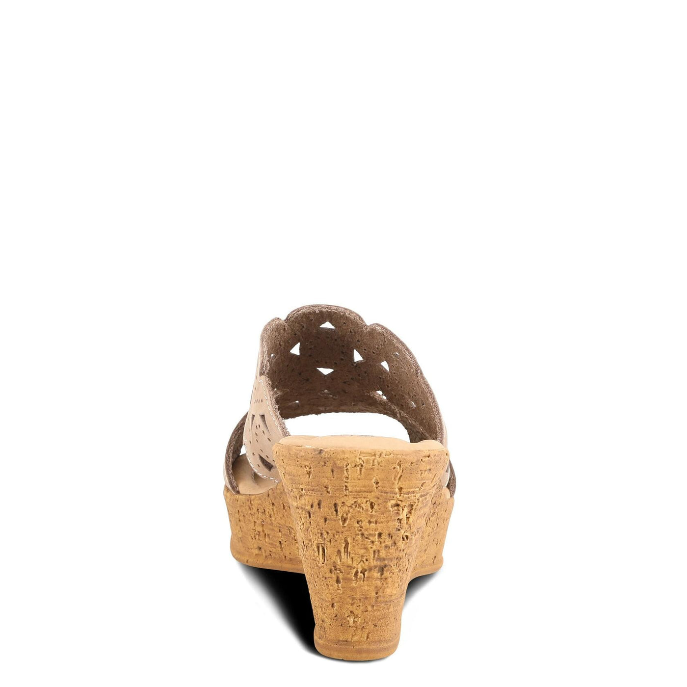 Spring Step Women's Flamyo Slide Sandal Beige Nubuck EU 38 / US 7.5-8
