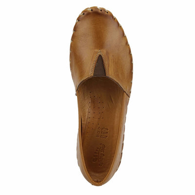 Spring Step Kathaleta Shoes for Women - Ladies Slip-On Shoes with Rubber Outsole - Comfortable Leather Shoes for Womens - Brown EU 43 / US 11.5-12